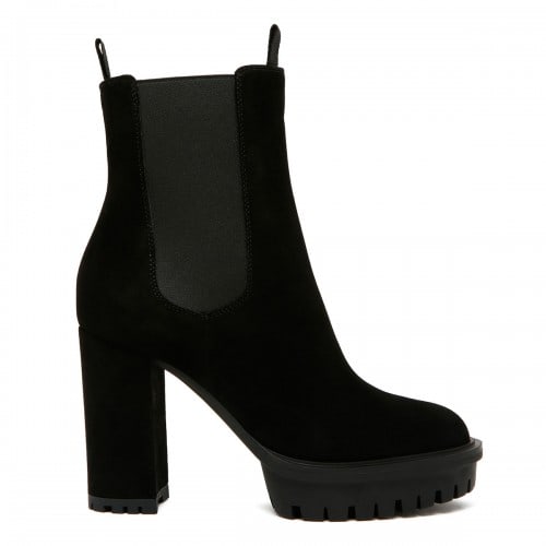 GIANVITO ROSSI Barry suede 100 booties