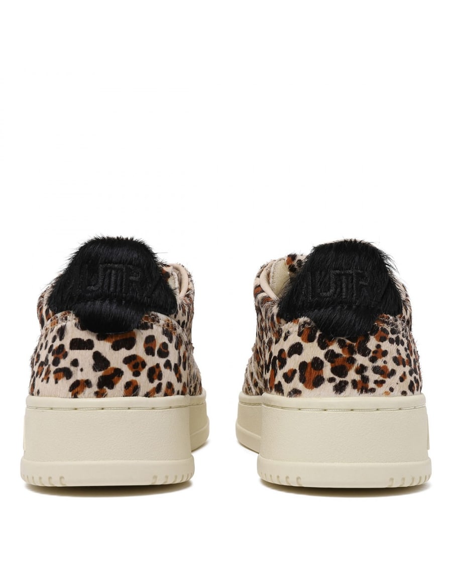 Autry Medalist leopard sneakers, view 3