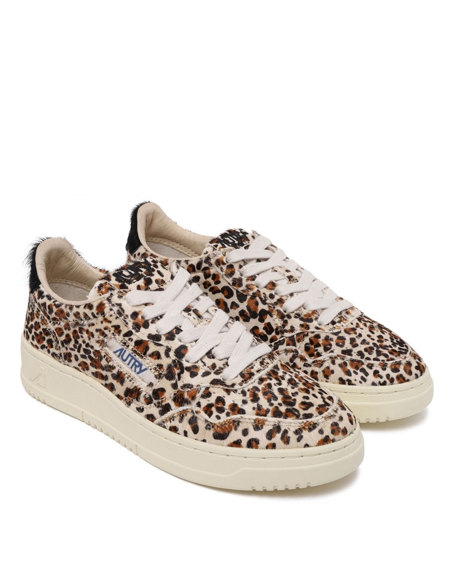 Autry Medalist leopard sneakers, view 4
