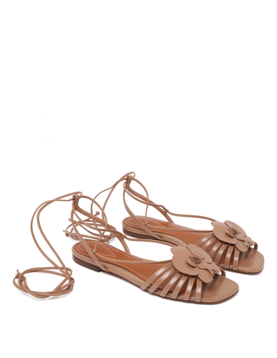 Zimmermann Orchid flat sandals, view 3