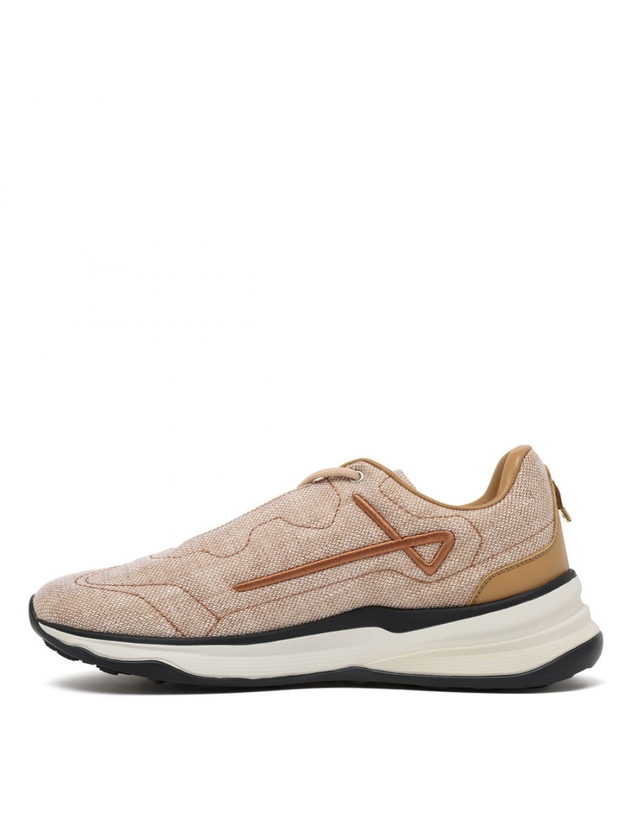 Herno Linen low top sneakers, view 5