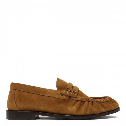 Saint Laurent Cognac suede loafers