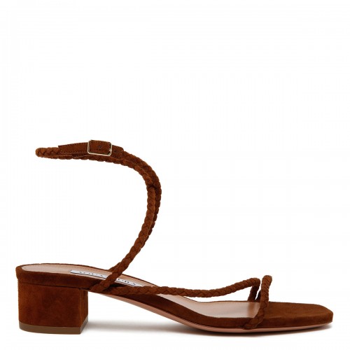 AQUAZZURA Luca 35 suede sandals