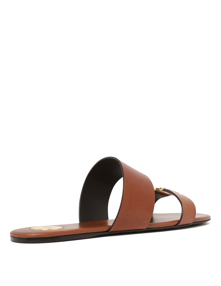 Saint Laurent Babylone flat sandals, view 3