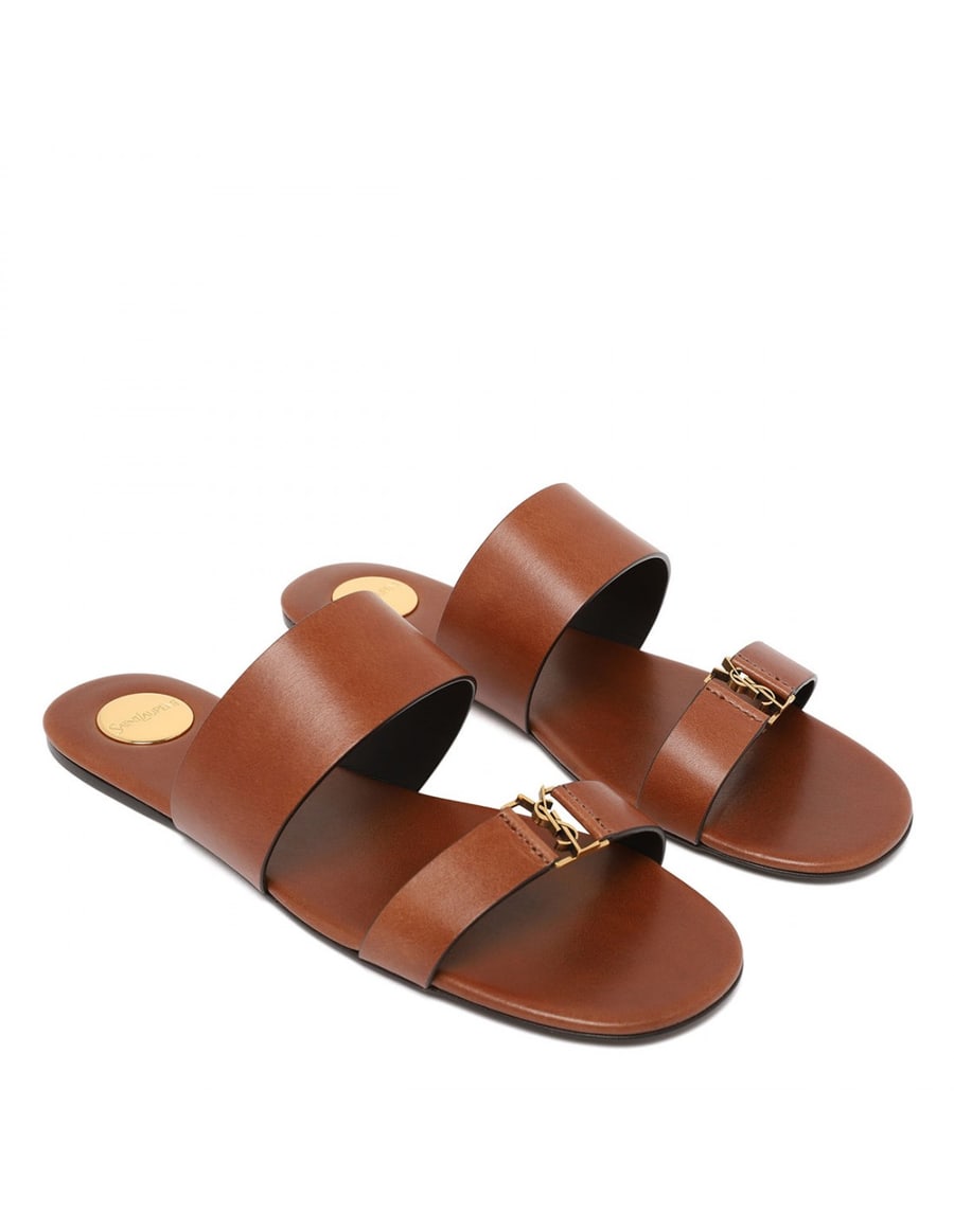 Saint Laurent Babylone flat sandals, view 4