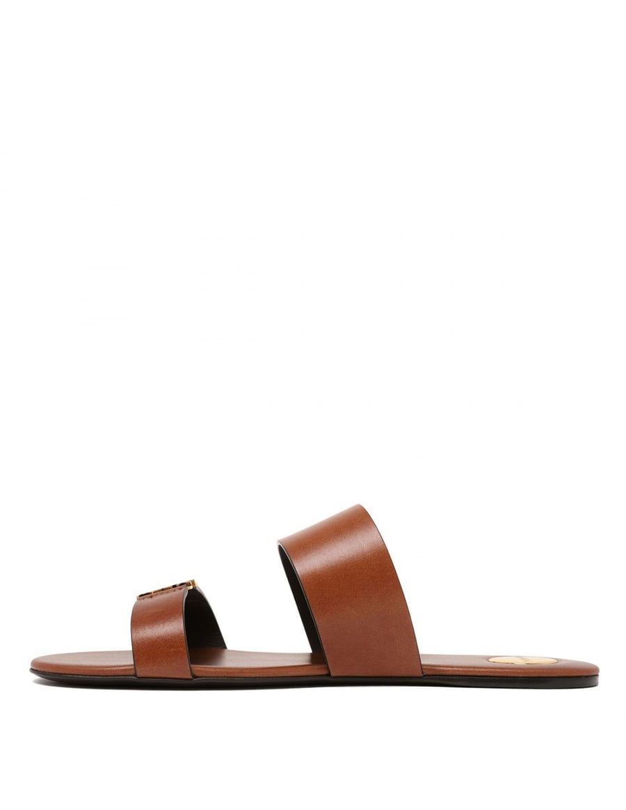 Saint Laurent Babylone flat sandals, view 5