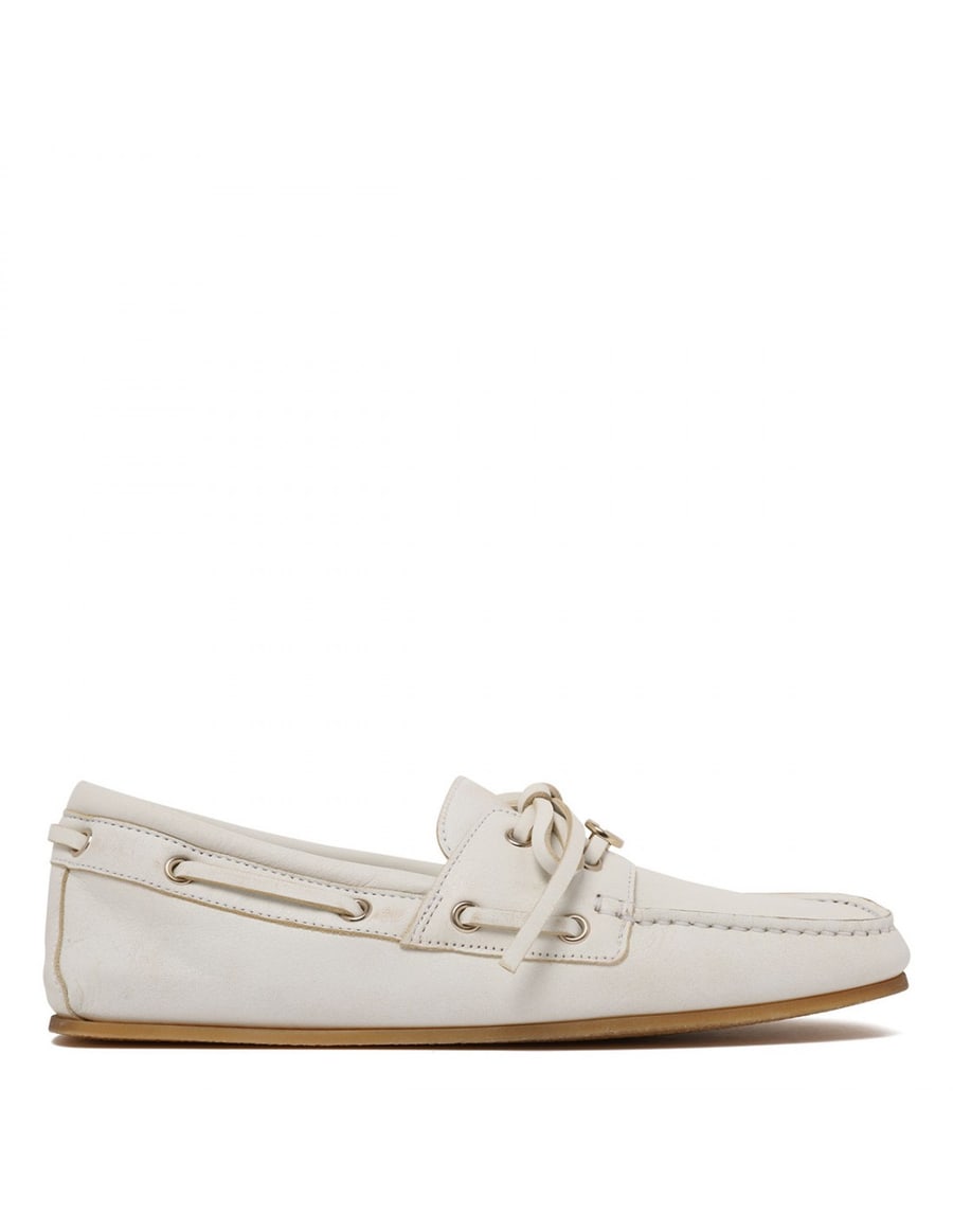Gucci Leather boat loafers, view 2