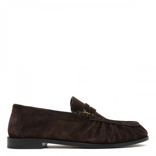 Saint Laurent Suede penny loafers