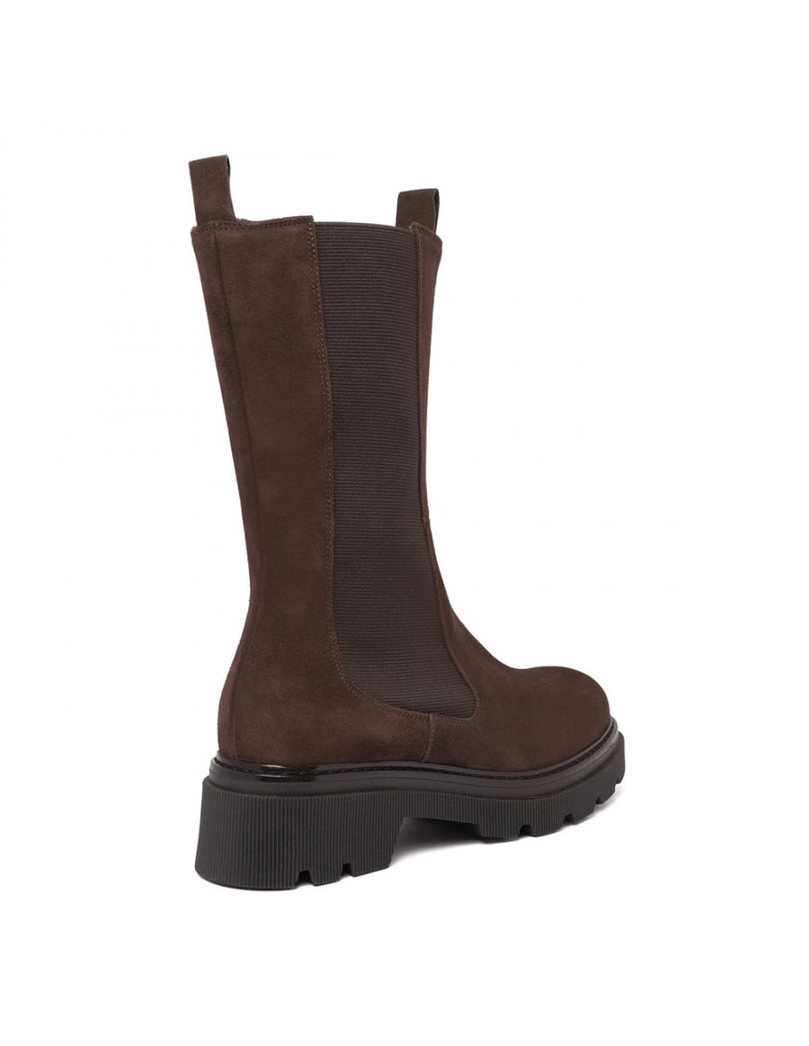 LE NOIR Suede Beatle booties, view 4