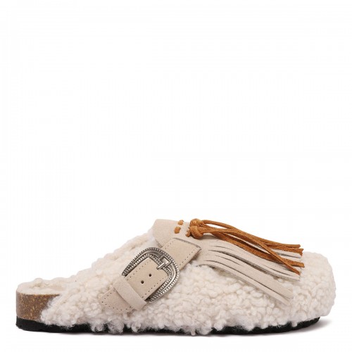 TAJI Sabot eco fur clogs