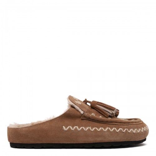 TAJI Kai suede mules