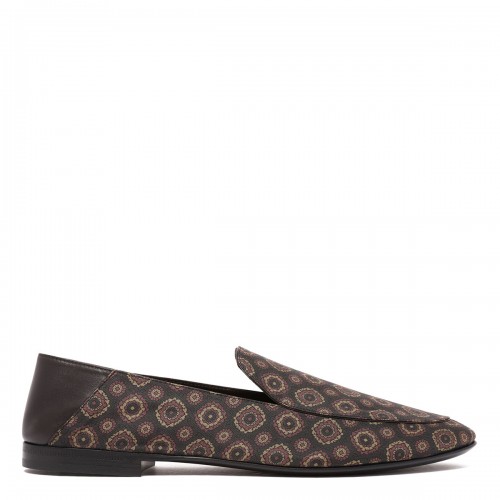Saint Laurent Alain jacquard slippers