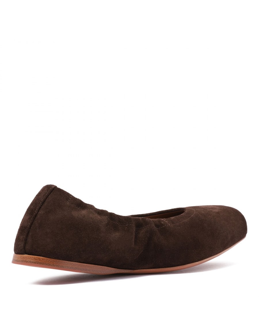 Alaïa Suede square ballerinas, view 4
