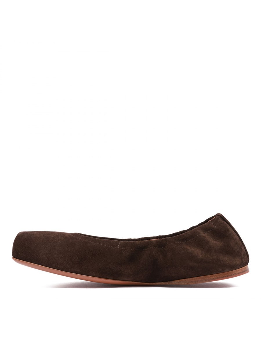 Alaïa Suede square ballerinas, view 5
