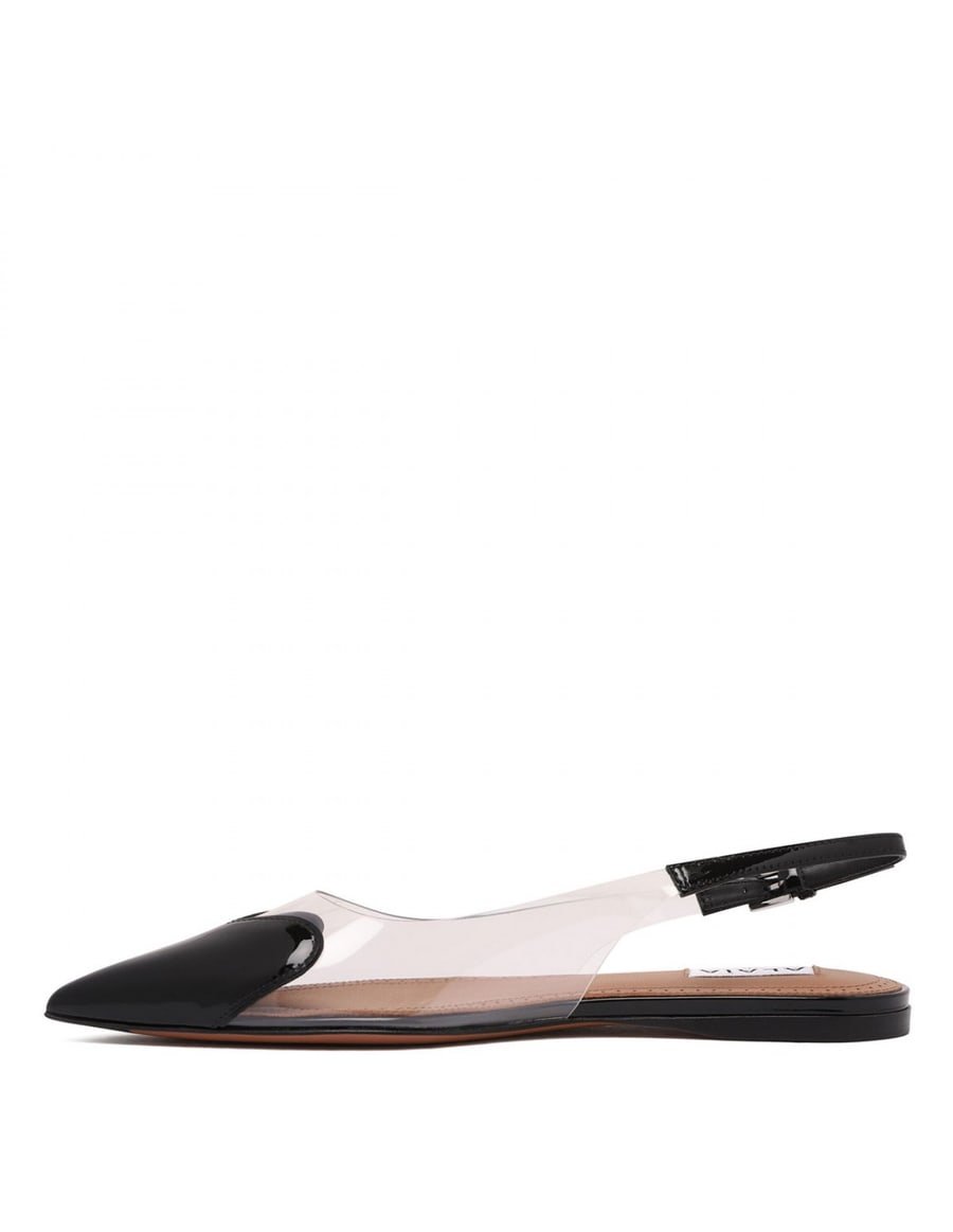 Alaïa Le cœur flat slingbacks, view 5