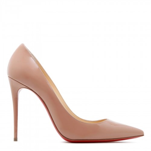CHRISTIAN LOUBOUTIN Kate 100 nude patent pumps