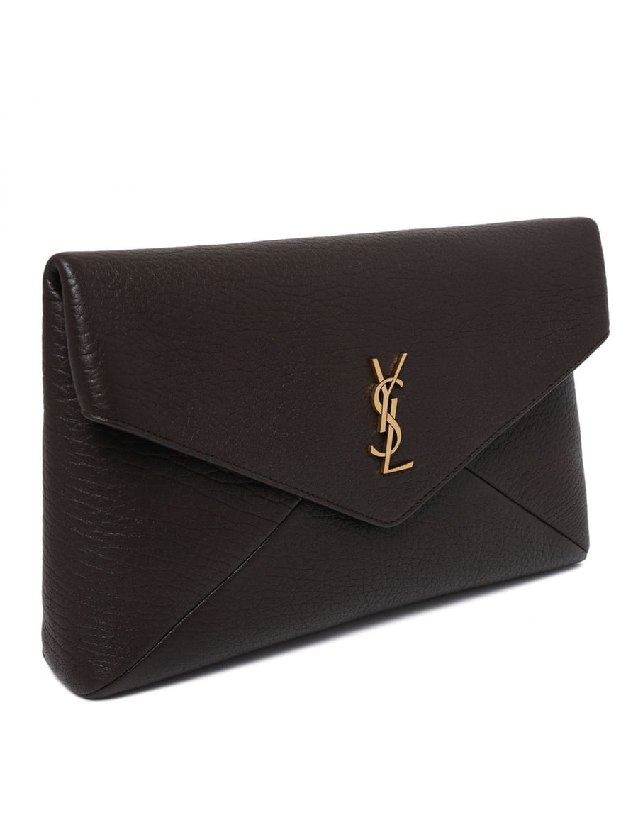 Saint Laurent Cassandre large envelope pouch, view 3