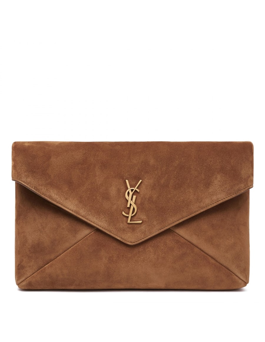 Saint Laurent Cassandre large envelope pouch, view 2