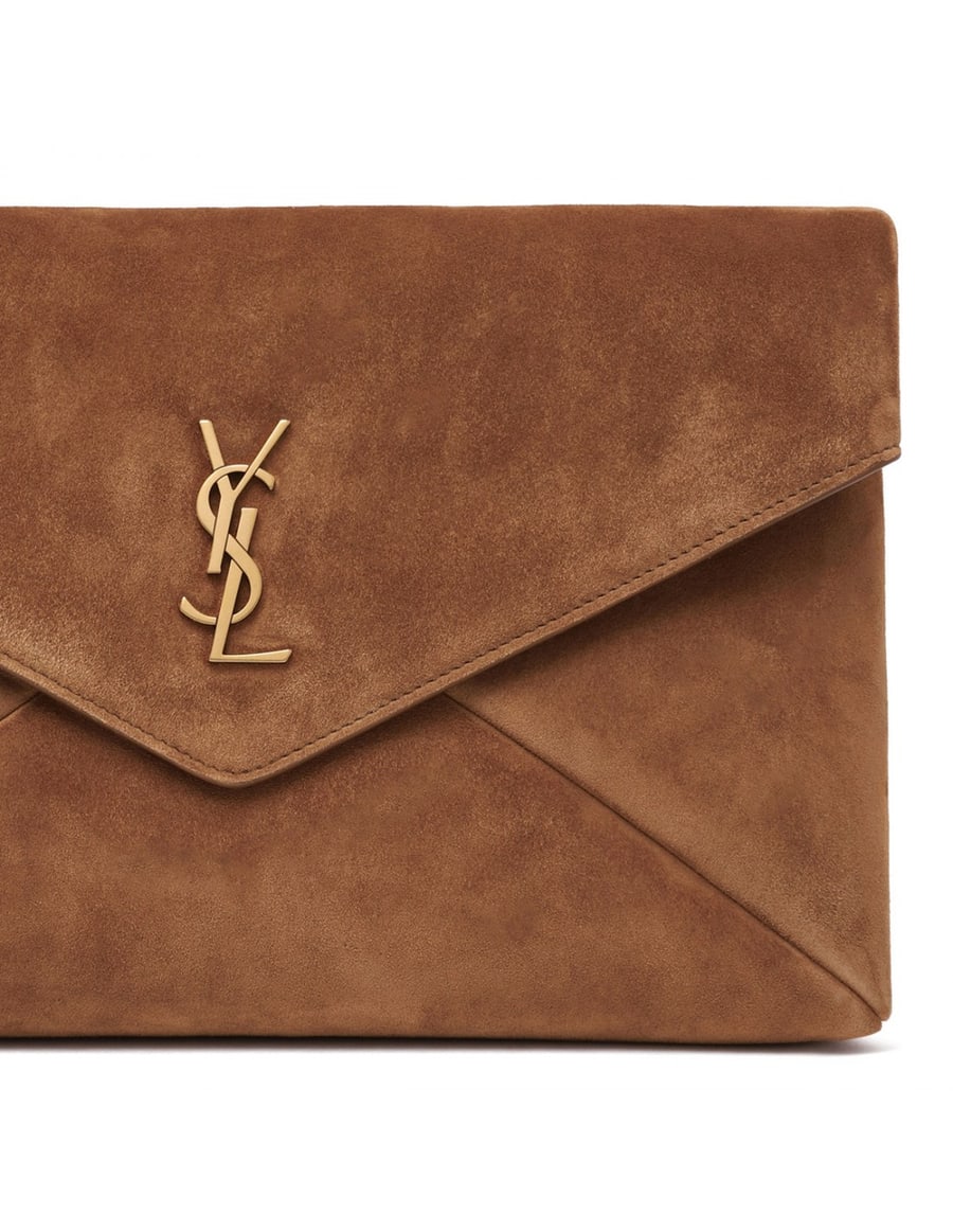 Saint Laurent Cassandre large envelope pouch, view 5