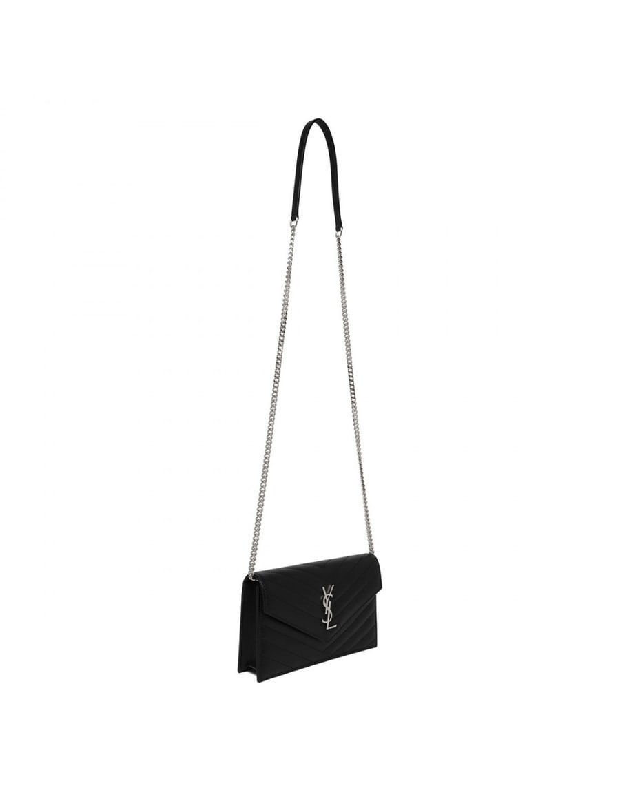 Saint Laurent Cassandre envelope chain wallet, view 3