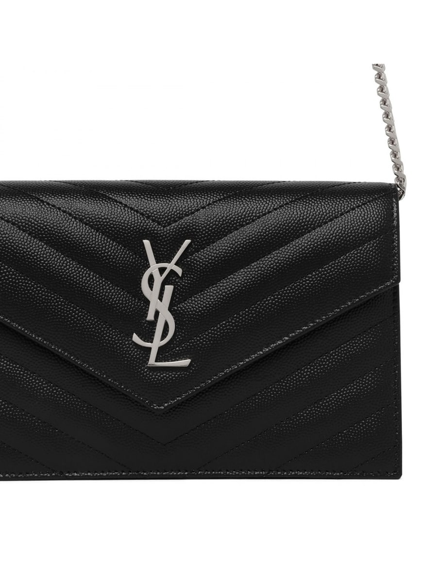 Saint Laurent Cassandre envelope chain wallet, view 5