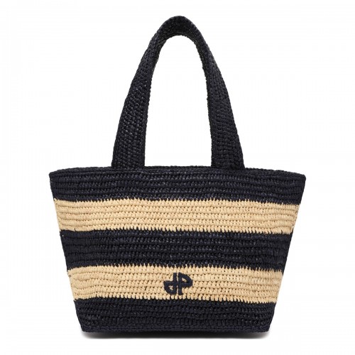 PATOU Trapeze rafia small tote bag