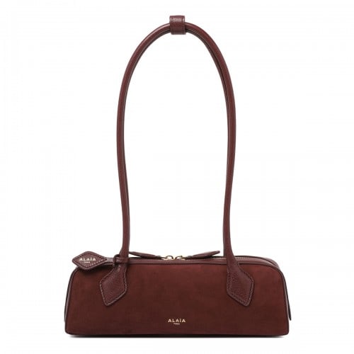 Alaïa Le Teckel small suede bag