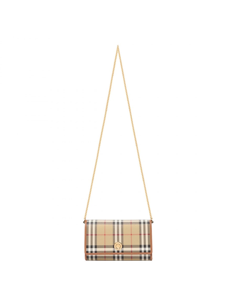 Burberry Check chain strap wallet, view 2