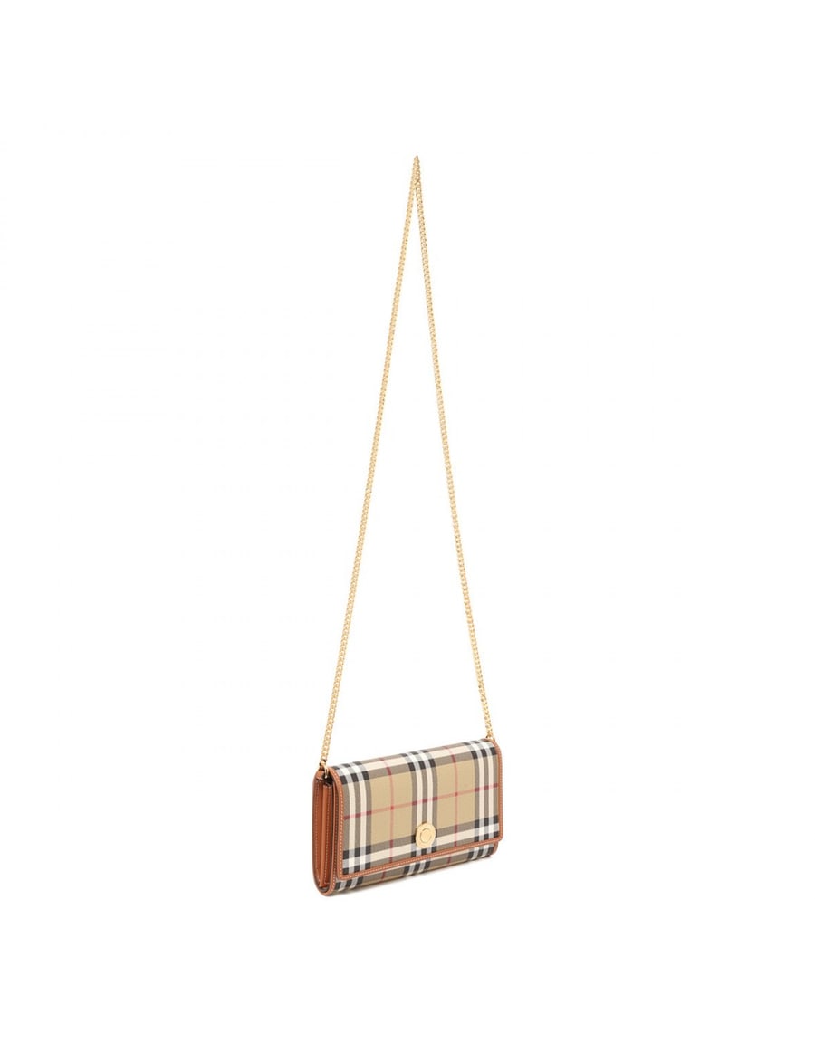 Burberry Check chain strap wallet, view 3