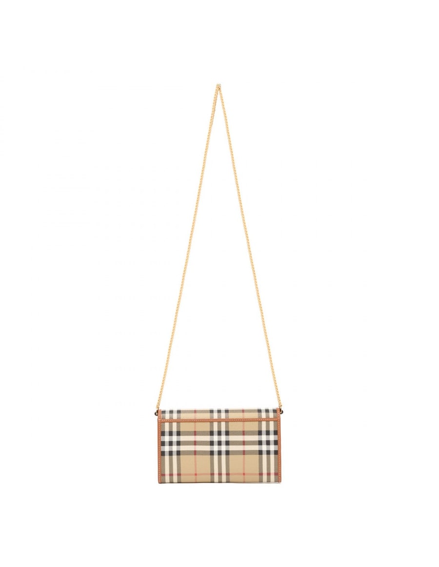 Burberry Check chain strap wallet, view 4