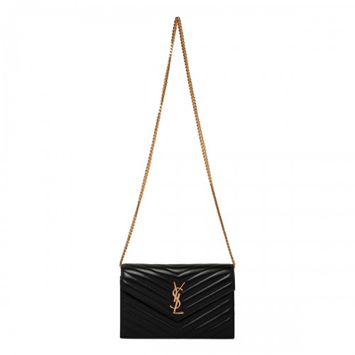 Saint Laurent Cassandre chain wallet