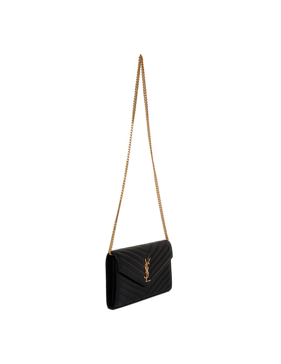 Saint Laurent Cassandre chain wallet, view 3