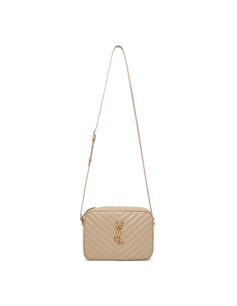 Saint Laurent Lou dark beige camera bag, view 2