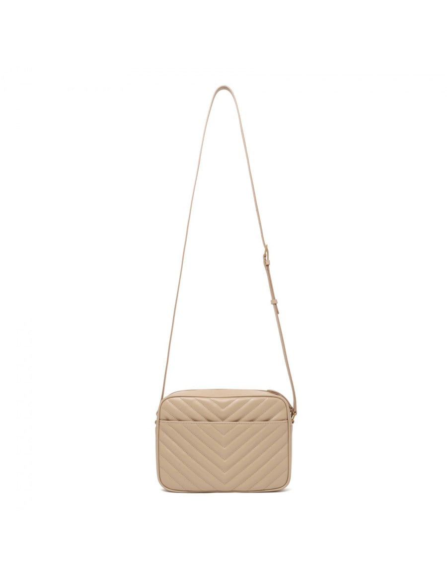 Saint Laurent Lou dark beige camera bag, view 4