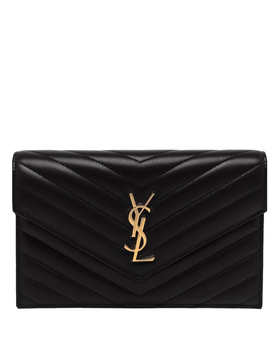 Saint Laurent Cassandre envelope chain pouch, view 2