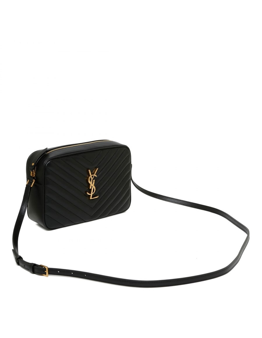 Saint Laurent Lou black camera bag, view 3