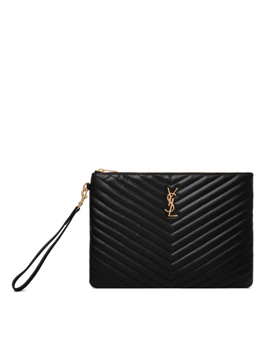 Saint Laurent Cassandre matelassé pouch, view 2