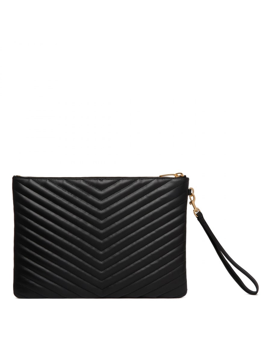 Saint Laurent Cassandre matelassé pouch, view 4