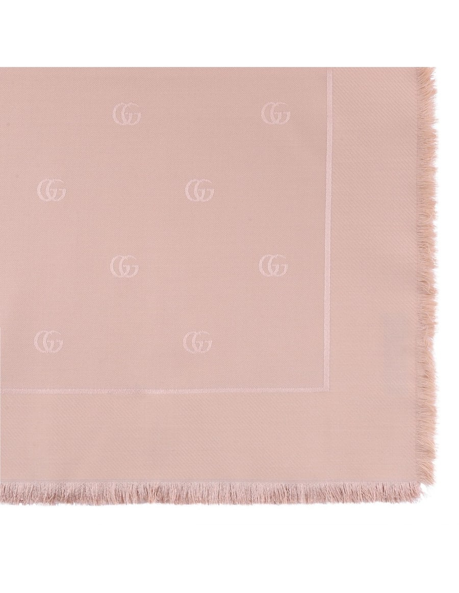 Gucci Double G silk wool shawl, view 3