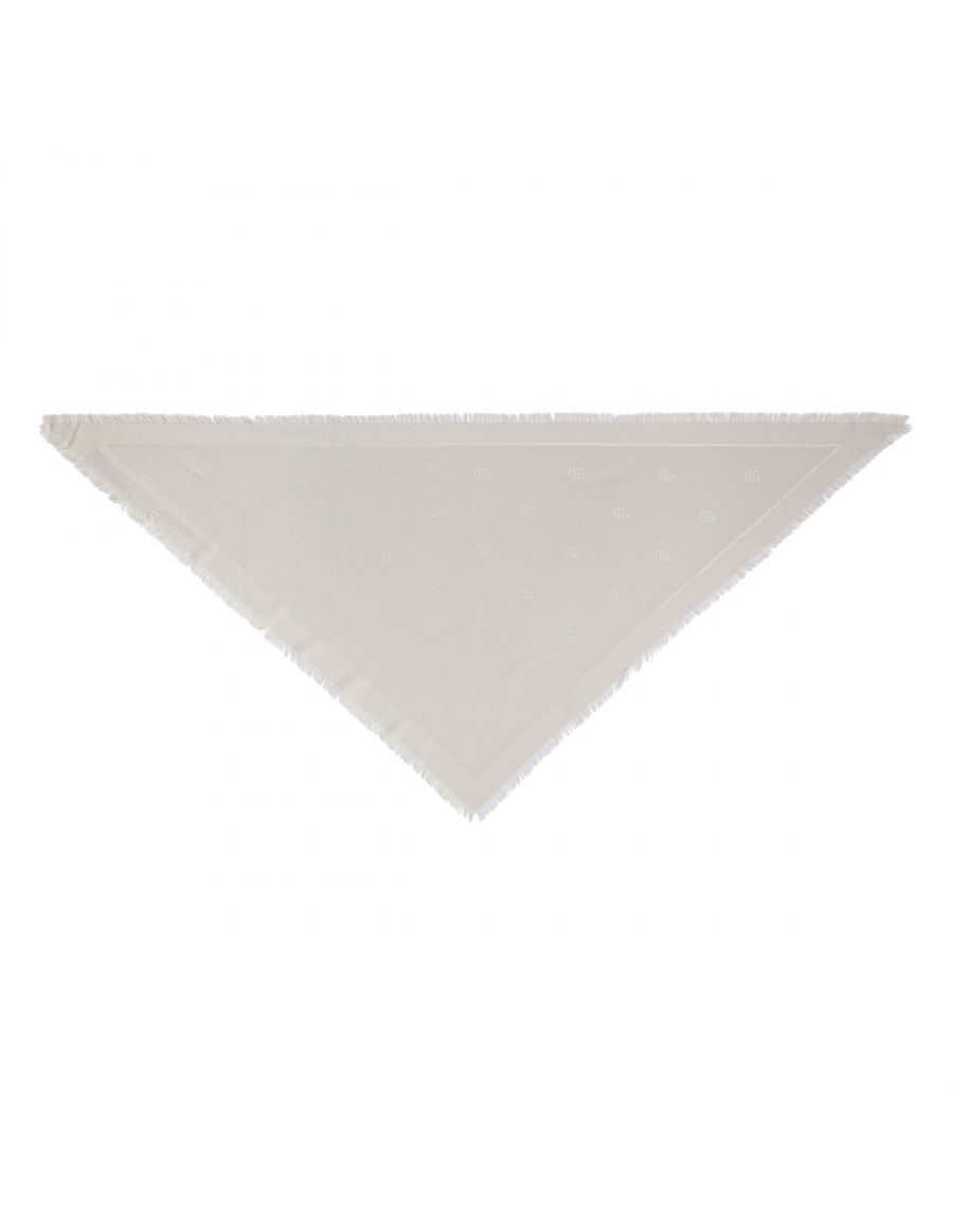 Gucci Double G silk wool shawl, view 2