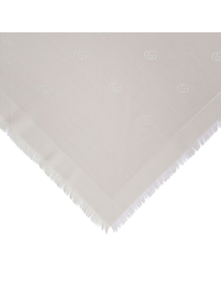 Gucci Double G silk wool shawl, view 3