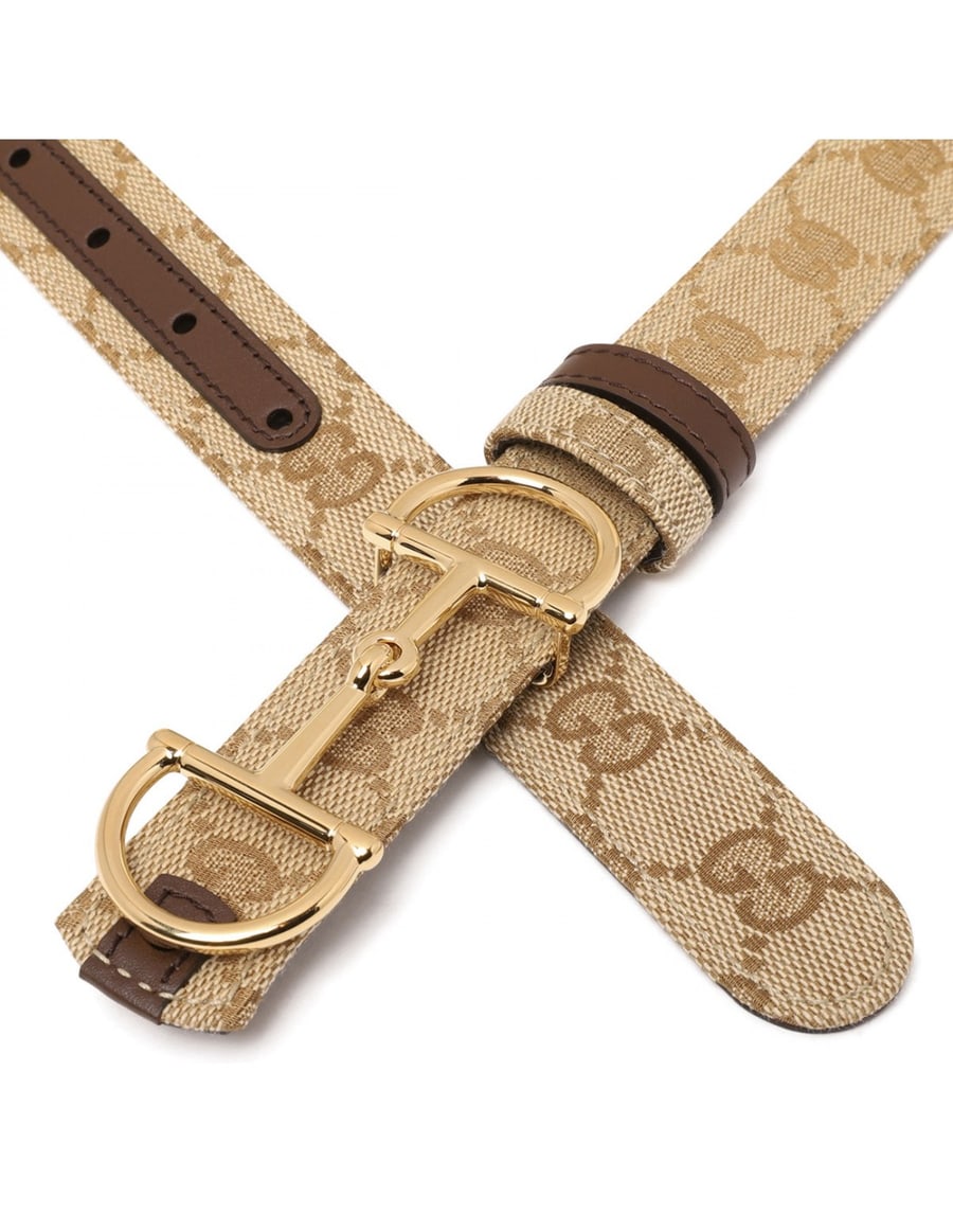 Gucci Reversible belt with Horsebit, view 4