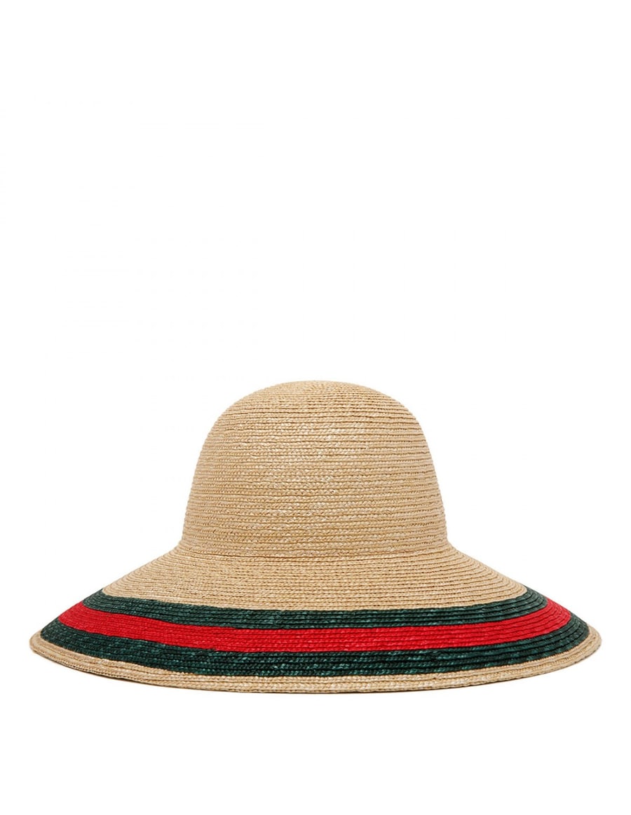 Gucci Straw effect fabric hat, view 4