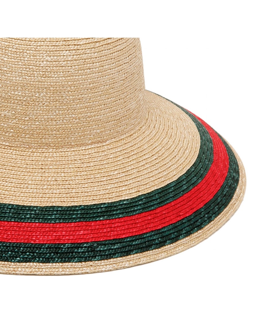 Gucci Straw effect fabric hat, view 5