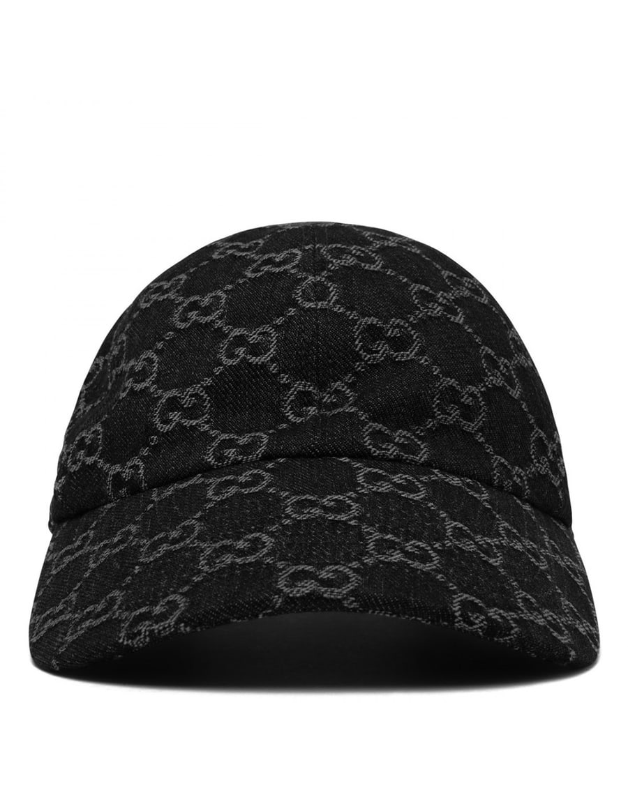 Gucci GG cotton denim baseball cap, view 2