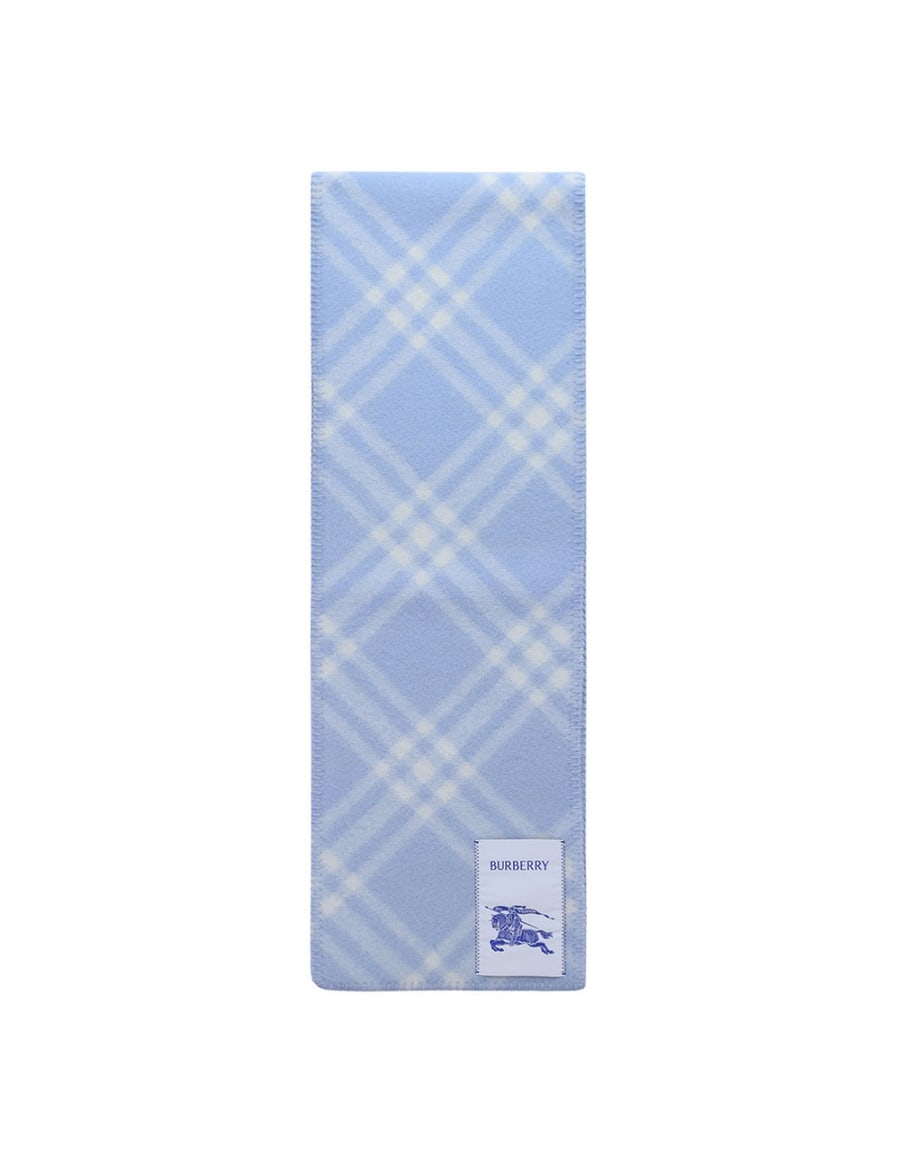 Burberry Check wool scarf, view 2