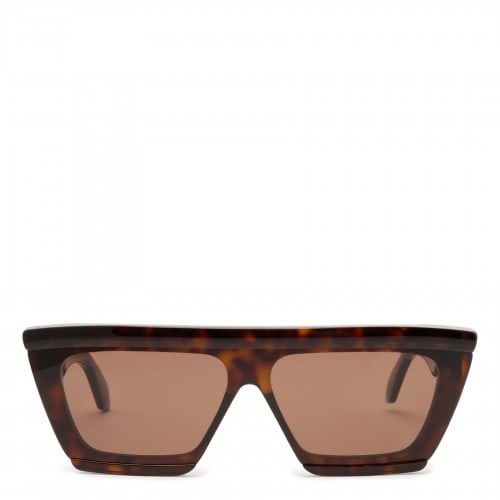 Alaïa Tortoiseshell mask sunglasses