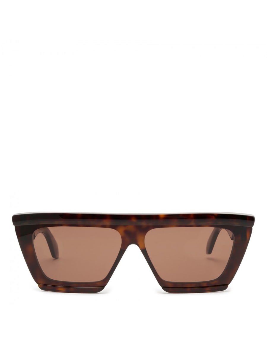Alaïa Tortoiseshell mask sunglasses, view 2