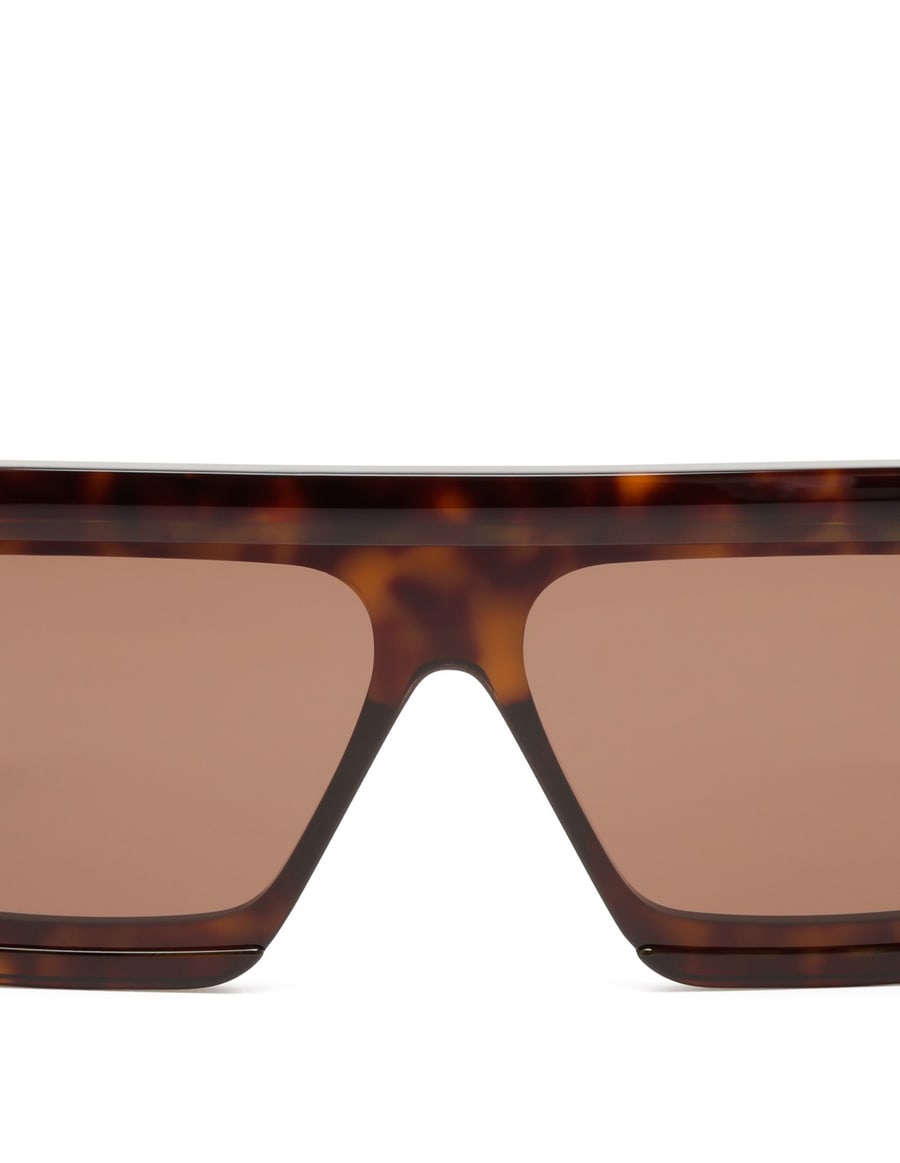 Alaïa Tortoiseshell mask sunglasses, view 4