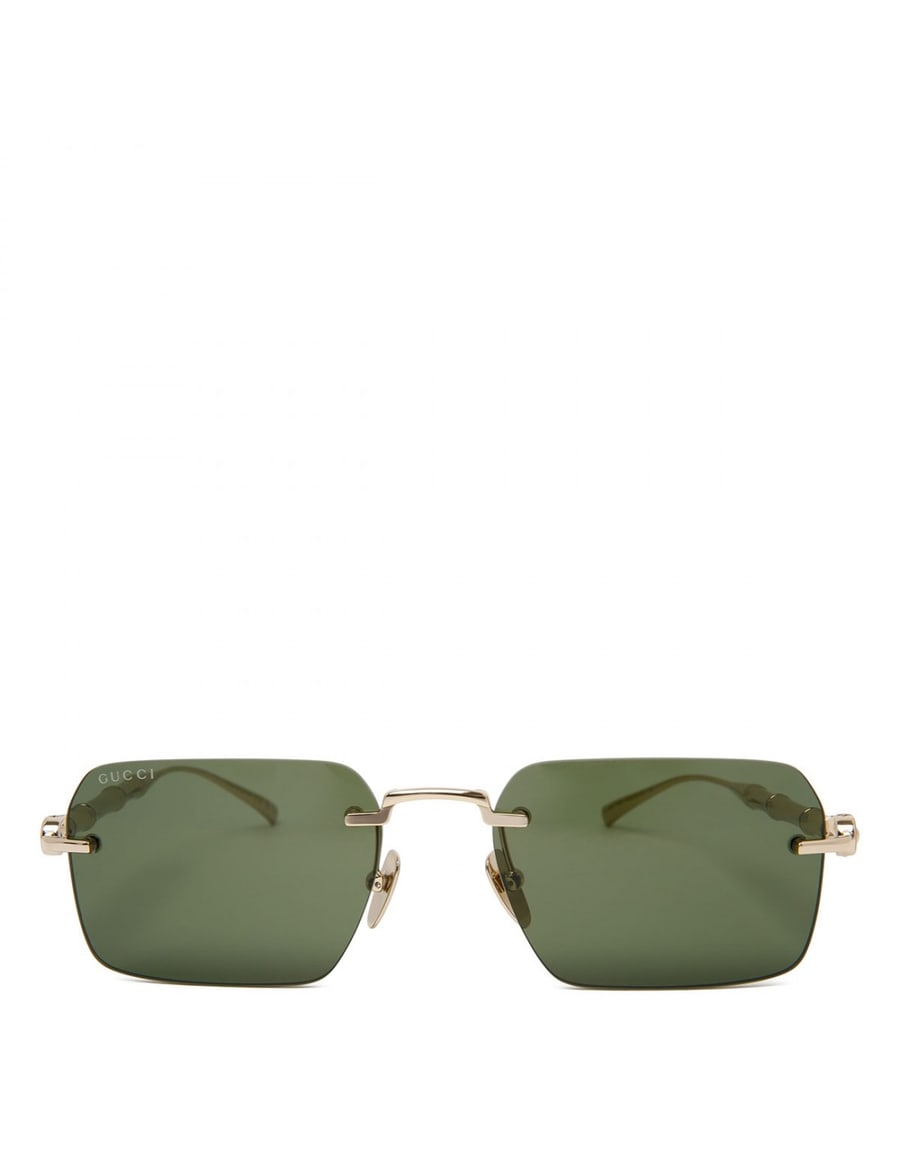 Gucci Frameless rectangular sunglasses, view 2